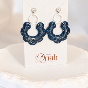Boucles d'oreilles fait main Naomi Etoilée